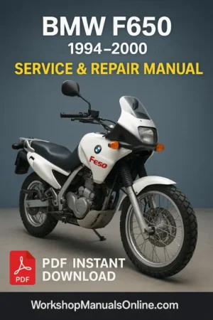 BMW F650 Workshop Manual (1994–2000)