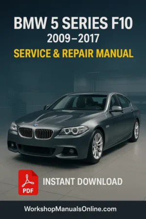 BMW SERIES 5 F10 Workshop Manual (2009–2017)