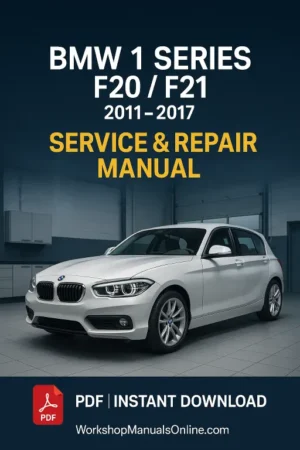BMW SERIES 1 F20 F21 Workshop Manual (2011–2017)