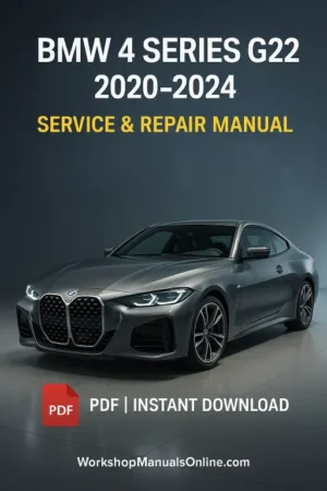BMW 4 Series G22 Workshop Manual (2020–2024)