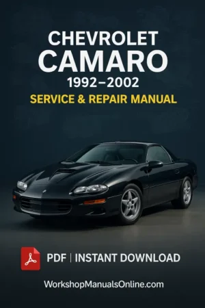 Chevrolet Camaro Workshop Manual (1992–2002)